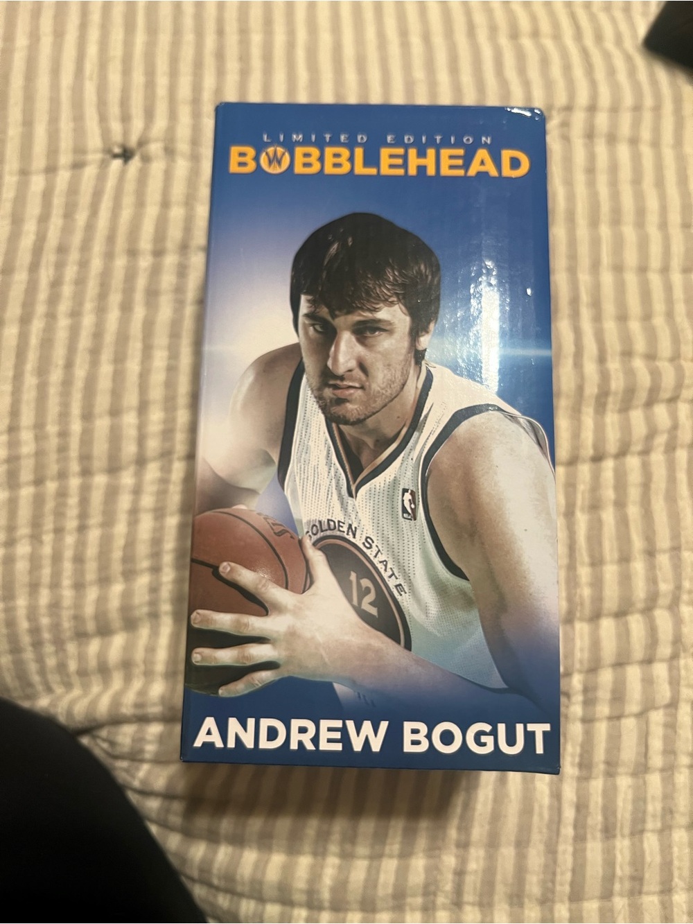 Andrew Bogut Limited Edition Bobblehead - Blue and White Packaging